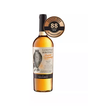 Вино тихе SHABO Limited Edition Ркацителі-Шардоне за кахетинською технологією сухе біле 0.75л. - інтернет-магазин SHABO
