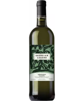 Вино тихе Georgian Legend Цинандалі сухе біле 0.75л. - інтернет-магазин SHABO