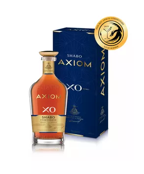 Бренді «ШАБО AXIOM X.O.» («ШАБО AXIOM X.O.») 6р.ТМ «AXIOM» 0,5л в сувенірній упаковці - інтернет-магазин SHABO