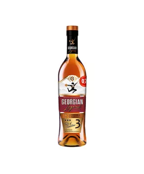 Бренді «Три зірочки ГРУЗИНСЬКА ЛЕГЕНДА» («GEORGIAN LEGEND») 0,7л - інтернет-магазин SHABO