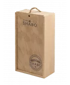 Пенал деревʼяний на 2 пляшки