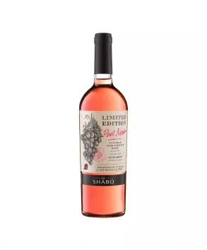 Вино тихе SHABO Limited Edition Піно Нуар природно-напівсолодке рожеве 0.75л. Вино тихе SHABO Limited Edition Піно Нуар природно-напівсолодке рожеве 0.75л. - інтернет-магазин SHABO