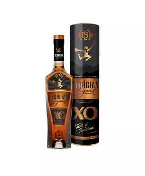 Бренді «ГРУЗИНСЬКА ЛЕГЕНДА» («GEORGIAN LEGEND») 0,5л в сувенір.тубусі диз.2025 - інтернет-магазин SHABO