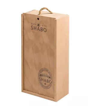 Пенал дерев'яний на 2 пляшки горілки - інтернет-магазин SHABO